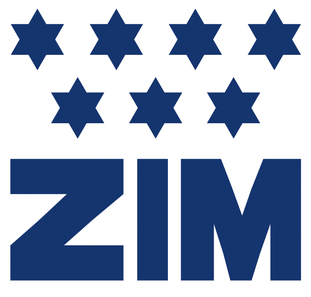 Logo van ZIM, Israëlische wereldwijde rederij